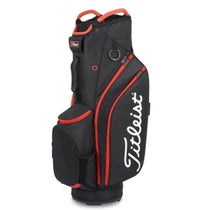 タイトリスト Titleist　カート 14 メンズ キャディバッグ TB22CT6 006 ブラック×ブラック×レッド　2023年モデル