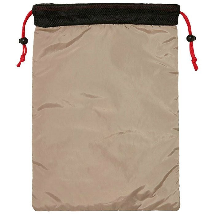 アンパスィ and per se　巾着型 ロゴ刺繍 ユーティリティバッグ AUF7103 51 ベージュ　2023年モデル 詳細1