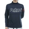 アドミラル Admiral　レディース ビッグロゴプリント 裏微起毛 長袖 モックネックシャツ ADLA362　2023年モデル ネイビー（30）