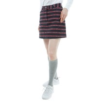 トミー ヒルフィガー ゴルフ　レディース ロゴボーダー柄 ストレッチツイル スカート THLA353　2023年モデル