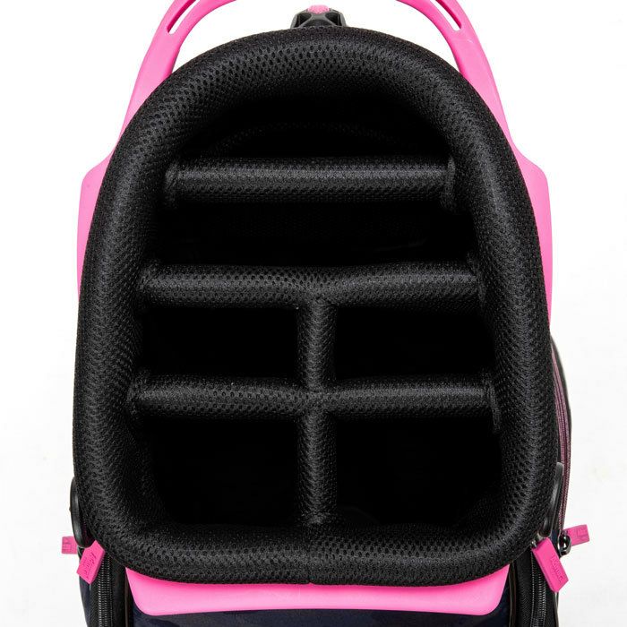 アドミラル Admiral　ロゴプリント カモジャガード キャディバッグ ADMG3BC3 30 ネイビー　2023年モデル 詳細6