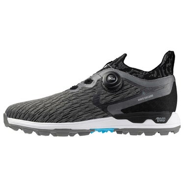 ミズノ MIZUNO　ウエーブハザード WG ボア メンズ スパイクレス ゴルフシューズ 51GM2370 09 ブラック ブラック