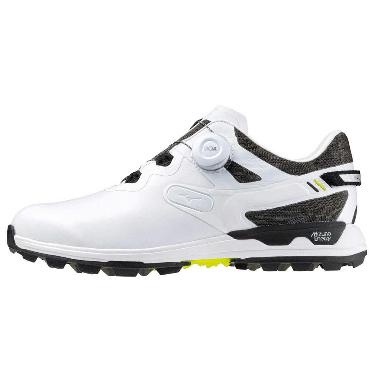 ミズノ MIZUNO　ウエーブハザード WG ボア メンズ スパイクレス ゴルフシューズ 51GM2375 91 ホワイト×ブラック ホワイト×ブラック