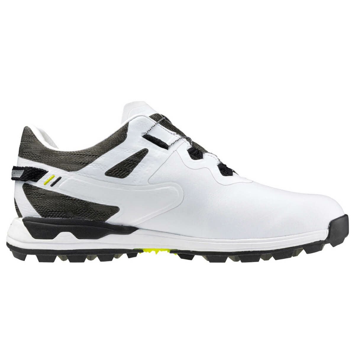 ミズノ MIZUNO　ウエーブハザード WG ボア メンズ スパイクレス ゴルフシューズ 51GM2375 91 ホワイト×ブラック 詳細2