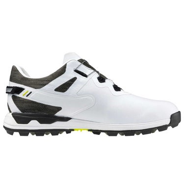 ミズノ MIZUNO　ウエーブハザード WG ボア メンズ スパイクレス ゴルフシューズ 51GM2375 91 ホワイト×ブラック 詳細2