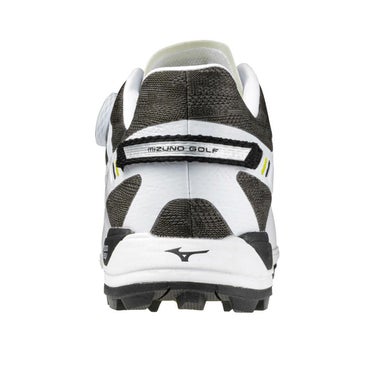 ミズノ MIZUNO　ウエーブハザード WG ボア メンズ スパイクレス ゴルフシューズ 51GM2375 91 ホワイト×ブラック 詳細4