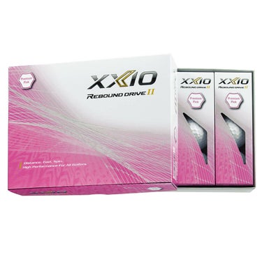 ゼクシオ XXIO　REBOUND DRIVE II リバウンドドライブ2 ゴルフボール　1ダース（12球入り）　プレミアムピンク 詳細1