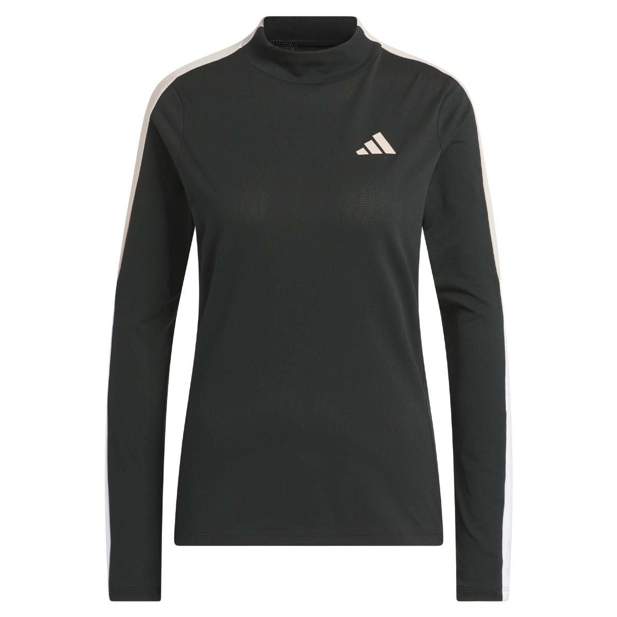 アディダス adidas　レディース サイドカラーブロック ストレッチ 長袖 モックネックシャツ IKR13　2023年モデル 詳細2