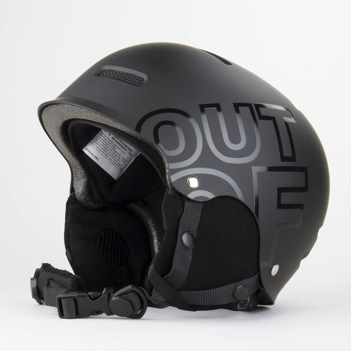 アウトオブ OUT OF Wipeout ワイプアウト Black スキー スノーボードヘルメット 2024-2025