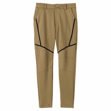 ブラック＆ホワイト Black＆White　ホワイトライン メンズ 切替デザイン ストレッチ テーパード ロングパンツ BGF5003WD　2023年モデル ブラウン（50）