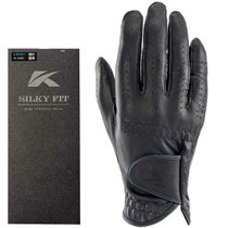 キャスコ　SILKY FIT シルキーフィット 右手用 メンズ ゴルフグローブ GF-23301R ブラック