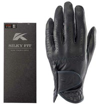 キャスコ　SILKY FIT シルキーフィット キャデットサイズ メンズ ゴルフグローブ GF-23302 ブラック