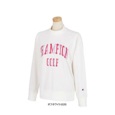 チャンピオンゴルフ ChampionGOLF　レディース グラデーションロゴプリント ストレッチ 長袖 モックネックシャツ CW-YG001　2023年モデル 詳細1