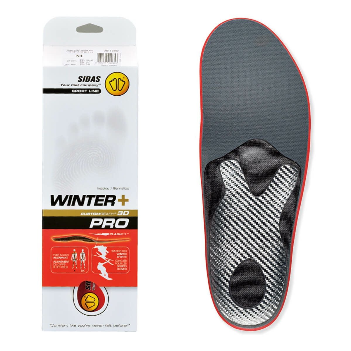 シダス SIDAS WINTER + PRO ウィンタープラス プロ インソール 2025-2026