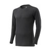 ミズノ MIZUNO　メンズ ブレスサーモ 厚手 for Active 裏起毛 長袖 クルーネック インナーシャツ C2JAA641　2023年モデル ブラック（C2JAA64109）