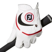 フットジョイ FootJoy　WeatherSof ウェザーソフ 2023年モデル　メンズ ゴルフグローブ FGWF WR ホワイト/レッド