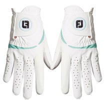 フットジョイ FootJoy　WeatherSof ウェザーソフ 2023年モデル　両手用 レディース ゴルフグローブ FGWFPR WS ホワイト/シーグラス