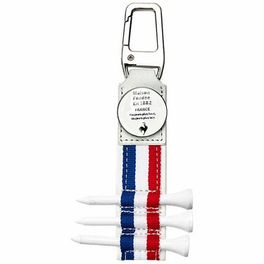 ルコック Le coq sportif　メンズ マーカー付き ティーホルダー QQBTJX04 WH00 ホワイト ホワイト（WH00）