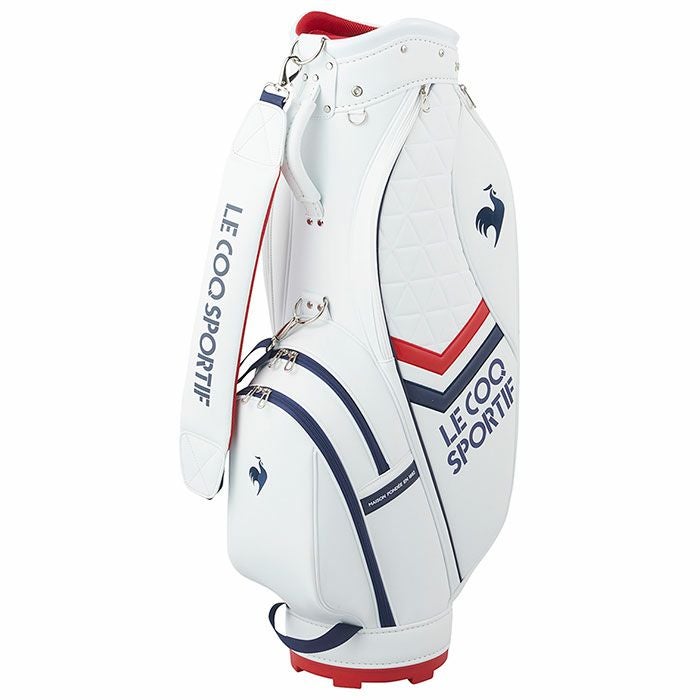 ルコック Le coq sportif　レディース キルティングデザイン 軽量 キャディバッグ QQCWJJ03 WH00 ホワイト ホワイト（WH00）