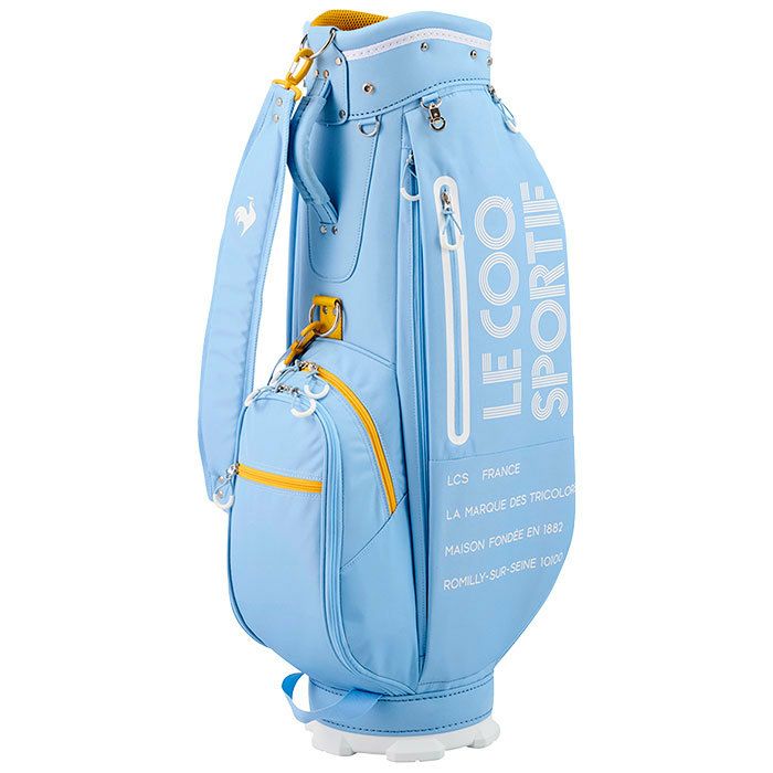 ルコック Le coq sportif　レディース ロゴプリント 軽量 キャディバッグ QQCWJJ04 SA00 サックス 詳細1
