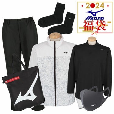 豪華6点セット　ミズノ MIZUNO　ブレスサーモ体感セット 2024年新春　メンズ ゴルフウェアあったか福袋 詳細1