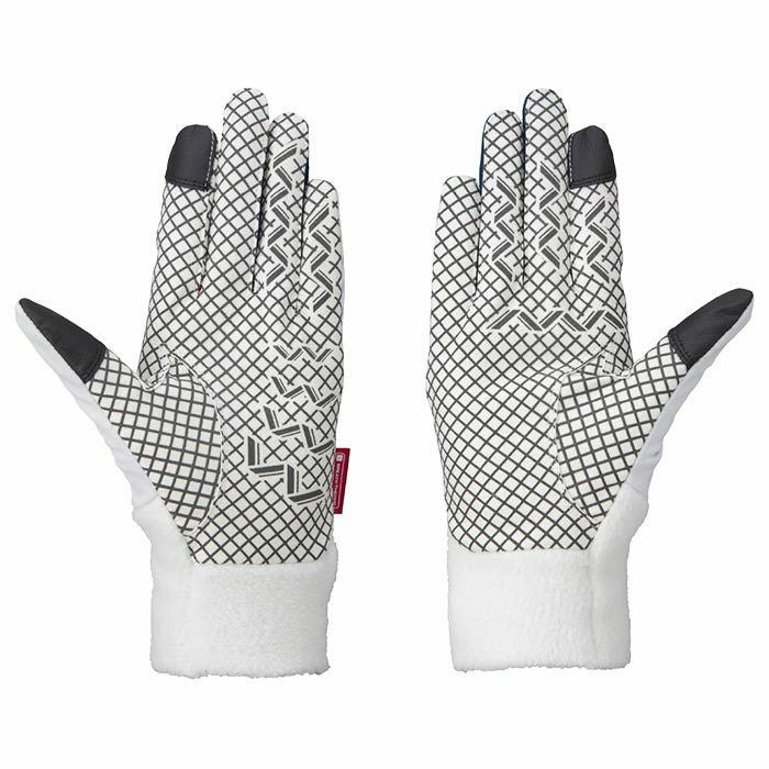 ミズノ MIZUNO　THERMA GRIP ブレスサーモ サーマグリップ　両手用 レディース ゴルフグローブ 5MJWB352 01 ホワイト 詳細2