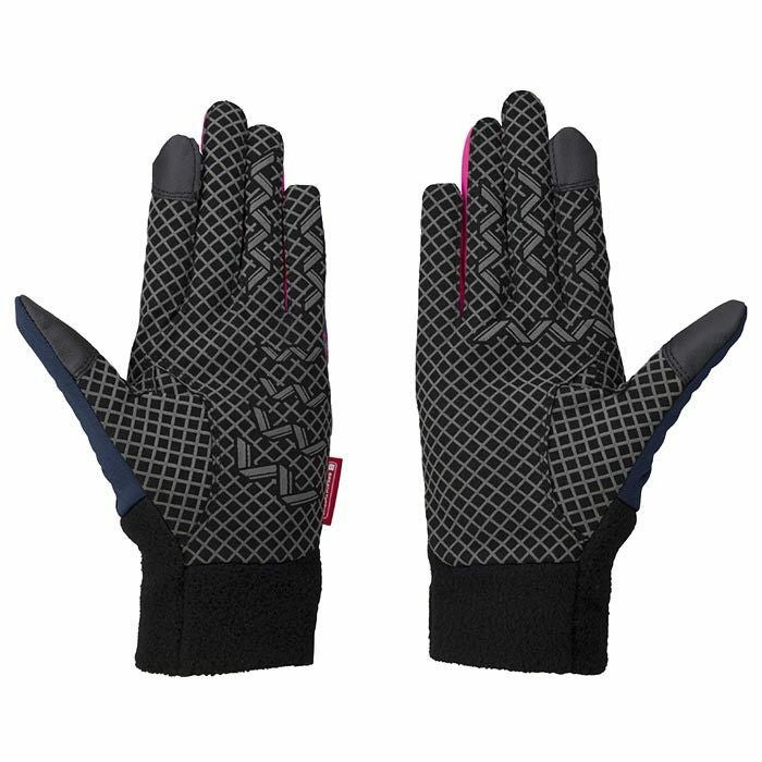 ミズノ MIZUNO　THERMA GRIP ブレスサーモ サーマグリップ　両手用 レディース ゴルフグローブ 5MJWB352 14 ネイビー 詳細2