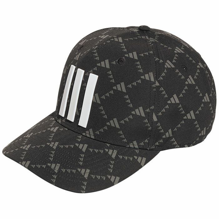 アディダス adidas　メンズ ロゴデザイン モノグラムプリント キャップ DKL35 II2786 ブラック　2023年モデル ブラック（II2786）