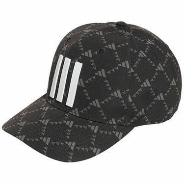 アディダス adidas　メンズ ロゴデザイン モノグラムプリント キャップ DKL35 II2786 ブラック　2023年モデル ブラック（II2786）