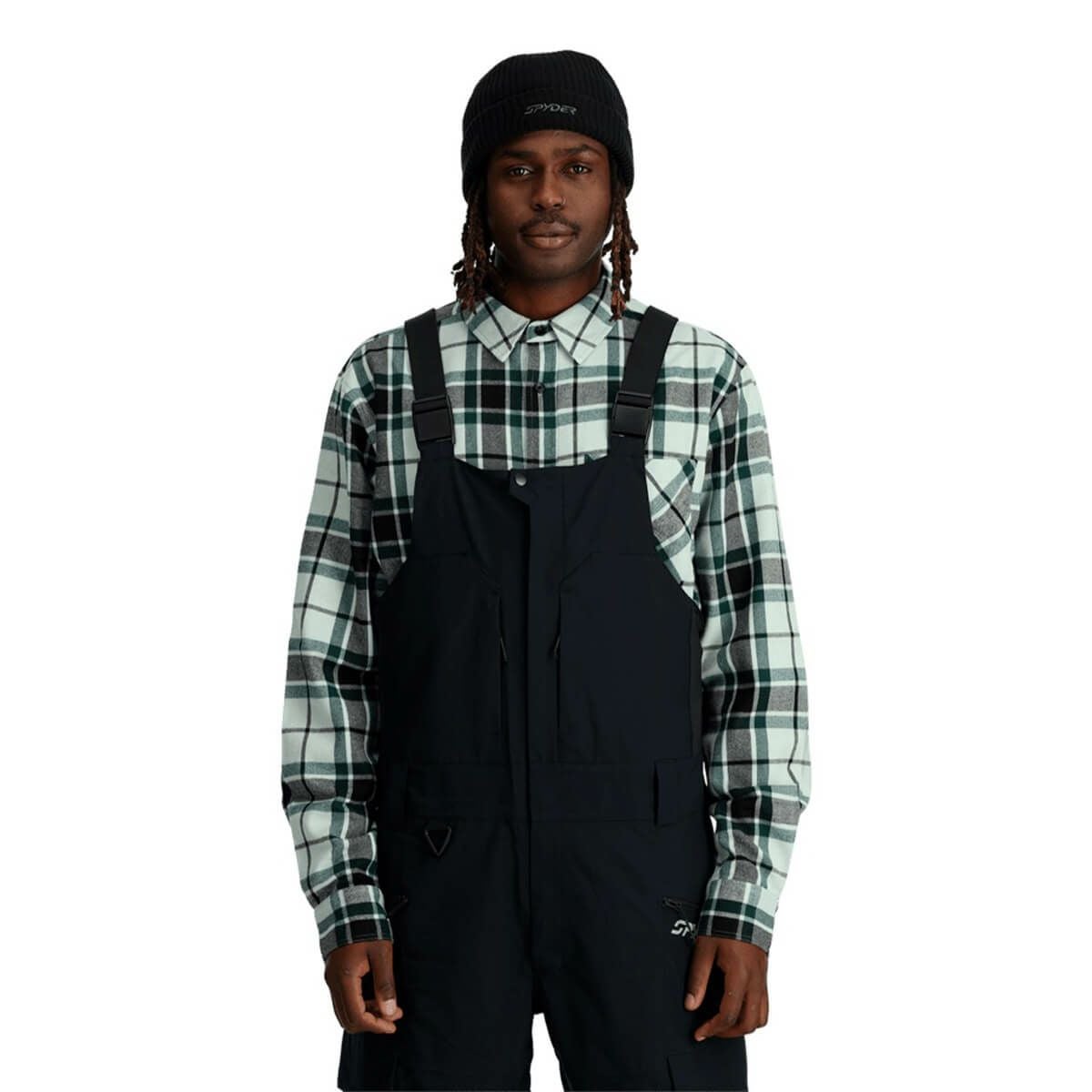 スパイダー SPYDER　スキーウェア テレイン ビブ パンツ TERRAIN BIB PANTS 38SA125318 2023-2024　ブラック　詳細4