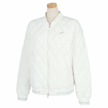 キャロウェイ Callaway　レディース 撥水 防風 ロゴプリント スターストレッチeco 中綿入り 長袖 フルジップ ブルゾン C23215203　2023年モデル 詳細4