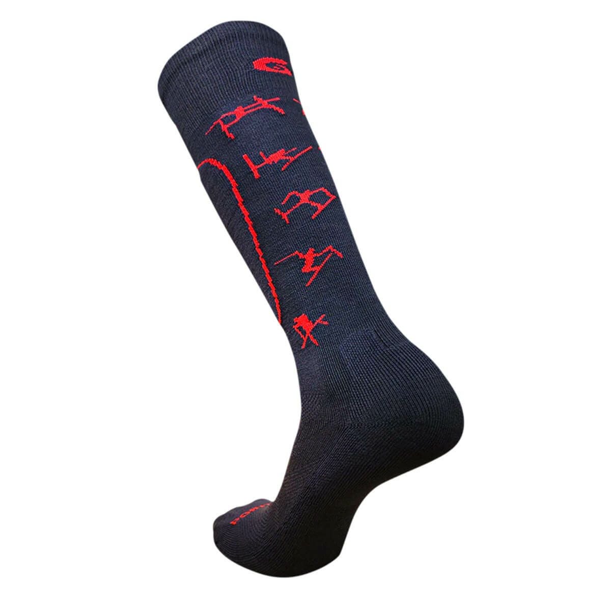 ポイント シックス POINT 6　Rad Light OTC ラッドライト Dark Navy　スキー スノーボードソックス 2023-2024 詳細1