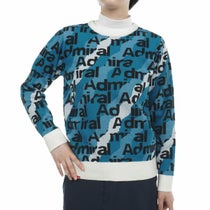 アドミラル Admiral　レディース ロゴジャカード 総柄 長袖 クルーネック セーター ADLA377　2023年モデル
