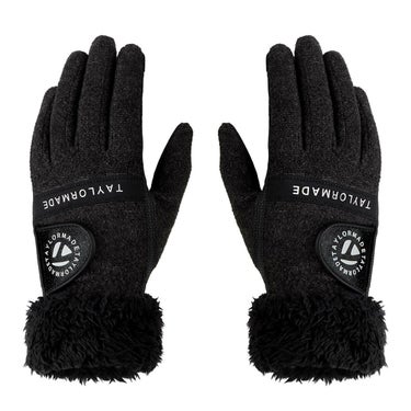 テーラーメイド　ボア フリース 両手用 レディース ゴルフグローブ TL174 U21805 BLACK 詳細1
