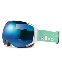 リーボ Revo　FLEX NO.2 / BODE MILLER フレックスNO.2 /ボディー ミラー Metallic White / Blue Water　スキー スノーボードゴーグル 2024-2025