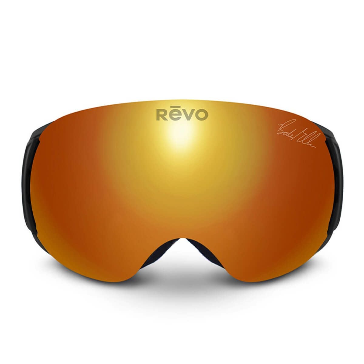 リーボ Revo　FLEX NO. 2 / BODE MILLER フレックスNO.2 /ボディー ミラー Matte Black / Solar Orange　スキーゴーグル 2023-2024 詳細1