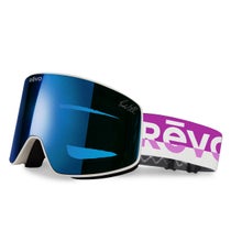 リーボ Revo　PISTE NO.3 / BODE MILLER ピステ NO.3 /ボディー ミラー Metallic White / Blue Water　スキー スノーボードゴーグル 2024-2025