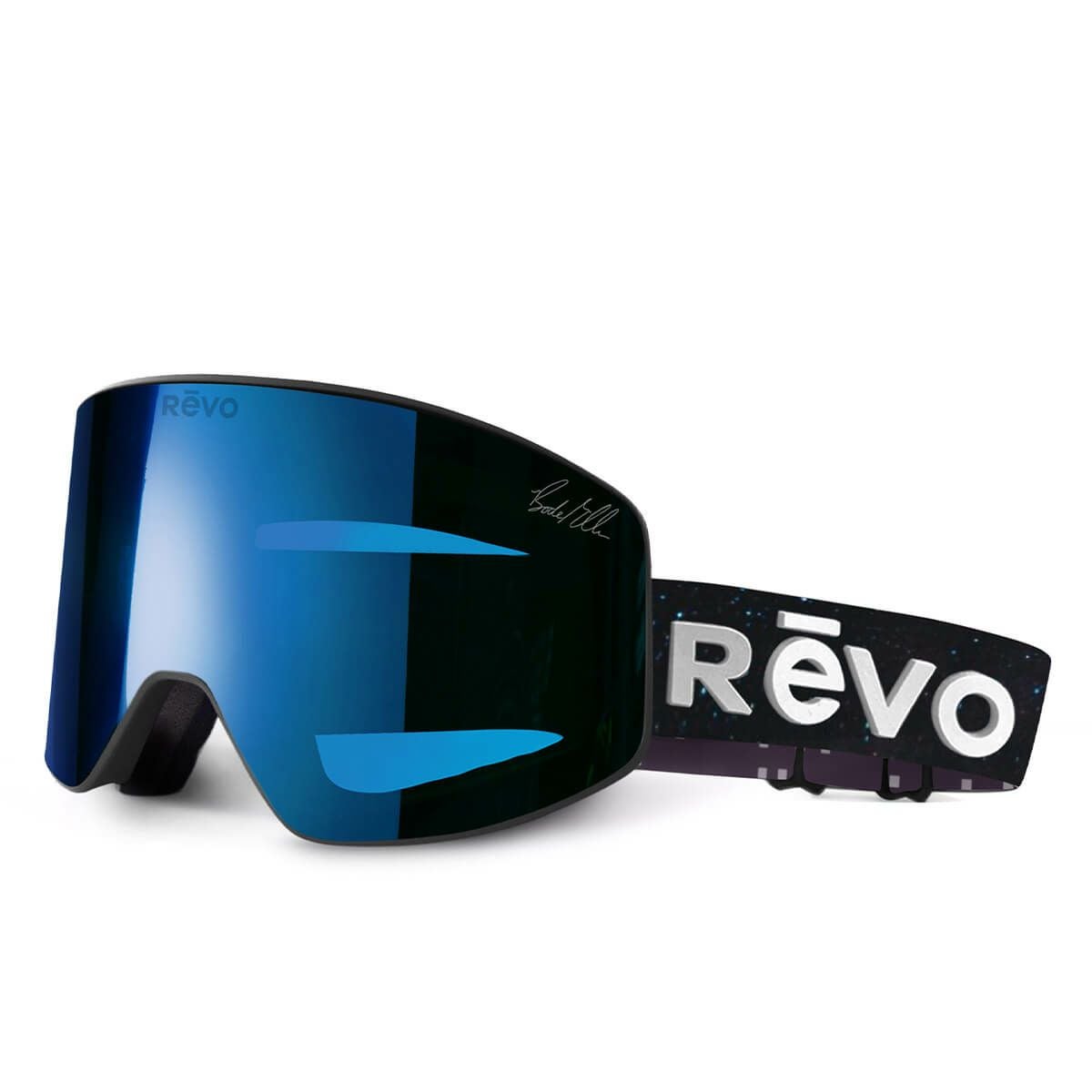 リーボ Revo GRAVITY NO.7 / BODE MILLER グラビティ NO.7 /ボディー ミラー Matte White / Blue Water スキー スノーボードゴーグル 2024-2025