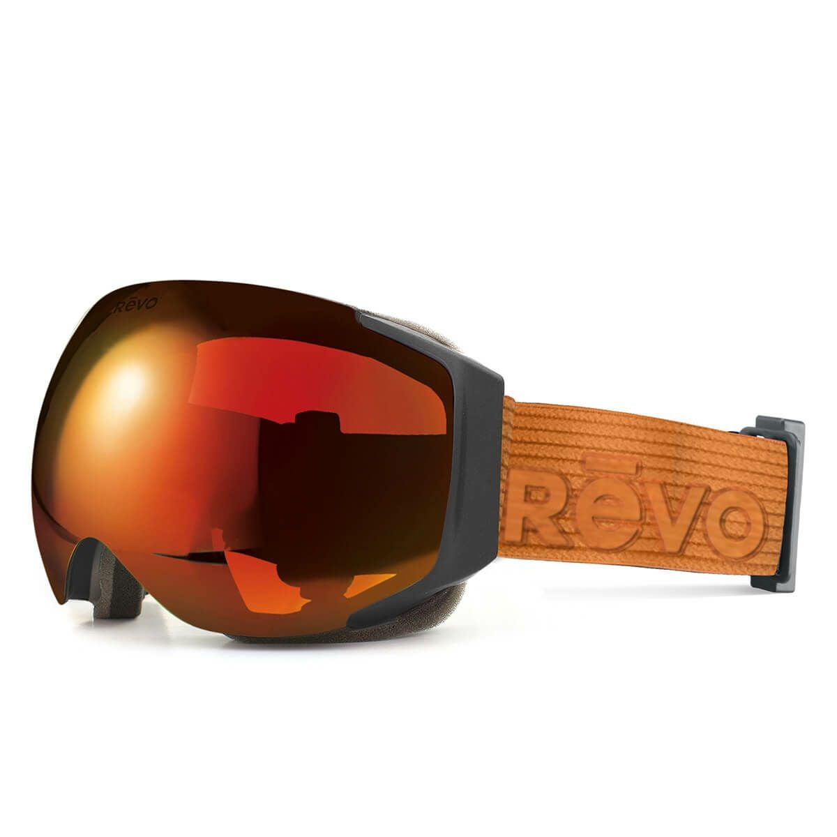 リーボ Revo CARVER NO.8 / BODE MILLER カーバーNO.8 /ボディー ミラー Matte Black / Solar Orange スキー スノーボードゴーグル 2024-2025