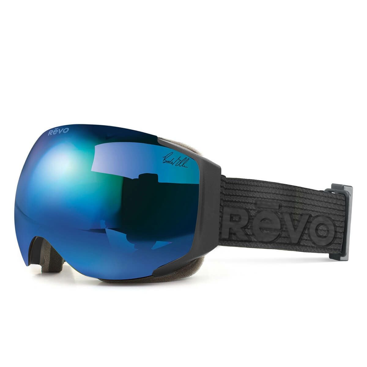 リーボ Revo CARVER NO.8 / BODE MILLER カーバーNO.8 /ボディー ミラー Matte Black / Blue Water スキー スノーボードゴーグル 2024-2025