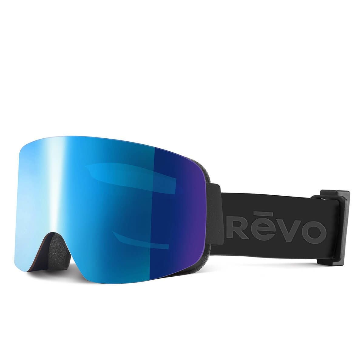 リーボ Revo SOLSTICE NO.9 / BODE MILLER ソォルスティス NO.9 /ボディー ミラー Matte Black / Blue Water スキー スノーボードゴーグル 2024-2025