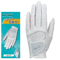 ゼクシオ XXIO　ダントツ密着グリップ レディース ゴルフグローブ GGG-X021W ホワイト/ピンク　2024年モデル