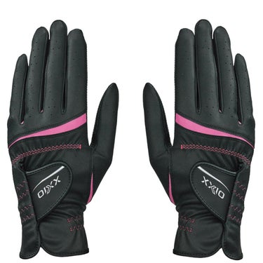 ゼクシオ XXIO　両手用 レディース ゴルフグローブ GGG-X022WW ブラック　2024年モデル 詳細1