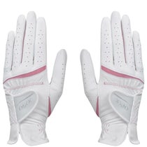 ゼクシオ XXIO　両手用 レディース ゴルフグローブ GGG-X022WW ホワイト/ピンク　2024年モデル