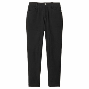 ブラック＆ホワイト Black＆White　ホワイトライン レディース 裏起毛 4WAYストレッチ 切替デザイン ロングパンツ BLF5023WU　2023年モデル [裾上げ対応1●] ブラック（20）