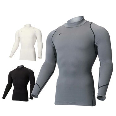 ミズノ MIZUNO　メンズ バイオギア ブレスサーモ 裏起毛 長袖 ハイネック インナーシャツ 52MJ0501 詳細1