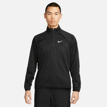ナイキ NIKE　メンズ 防風 レペル ツアー ストレッチ 長袖 ハーフジップ ジャケット DR5294 010 ブラック/ホワイト