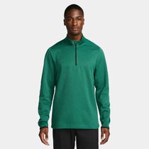 ナイキ NIKE　メンズ Therma-FIT ビクトリー 裏起毛 ストレッチ 長袖 ハーフジップシャツ DN1948 370 ネプチューングリーン/ブラック