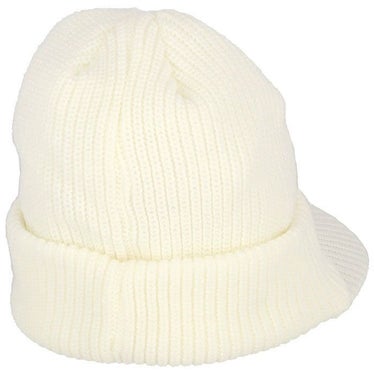 セントアンドリュース St ANDREWS　ロゴ刺繍 つば付き ニットキャップ 042-3287152 030 ホワイト　2023年モデル 詳細1