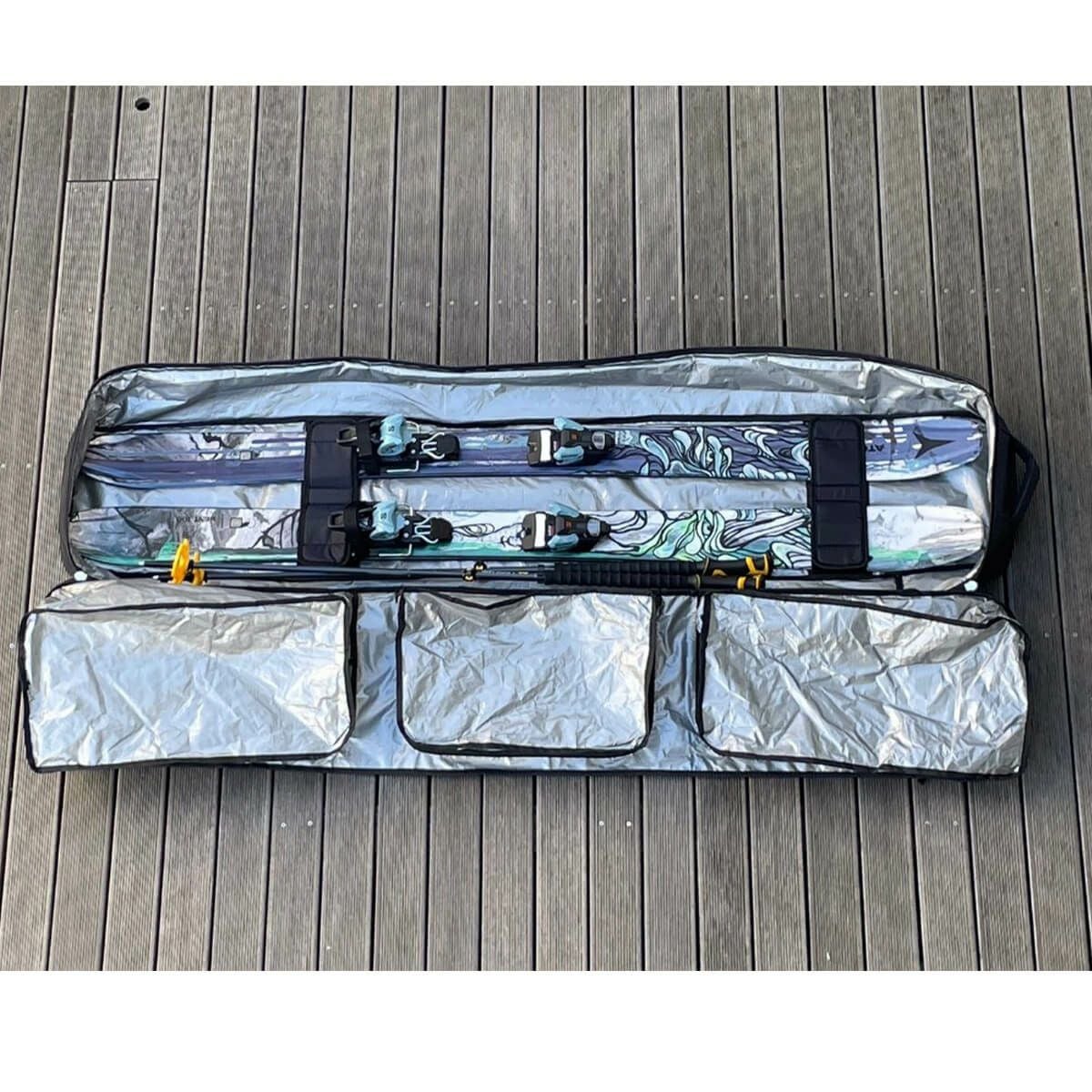 マウンテン ピークス Mt.Peaks　ALL IN ONE SKI CASE オール イン ワン スキー ケース キャスター付　スキーケース 2023-2024 詳細1